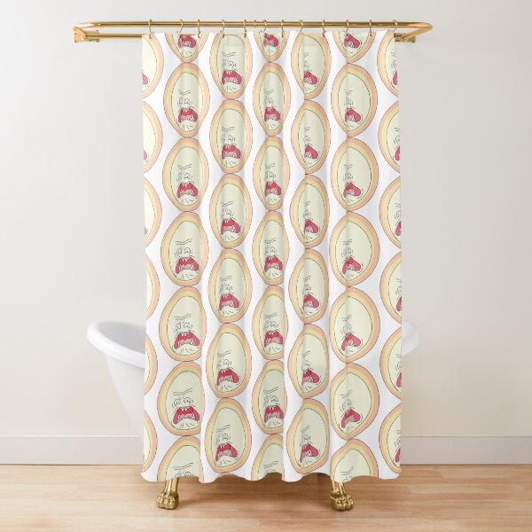 Screaming Sun Shower Curtain