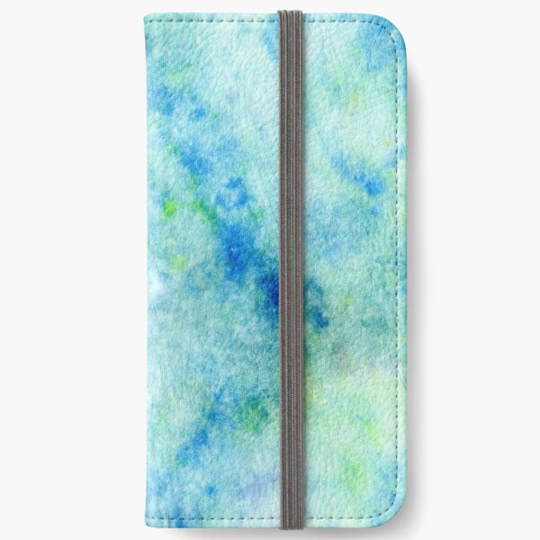 Ocean DyeBlot iPhone Wallet