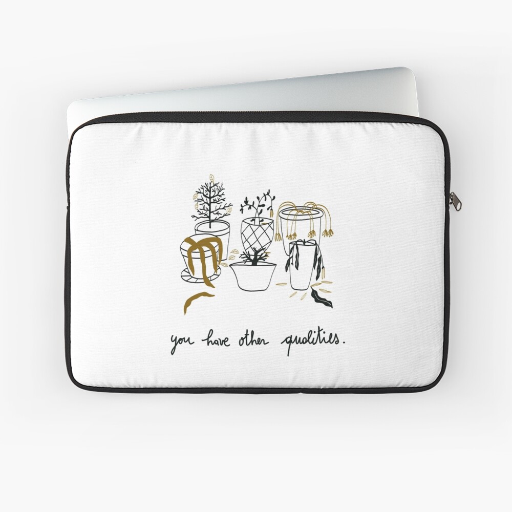 digital illustration with dead plants Laptop Sleeve
