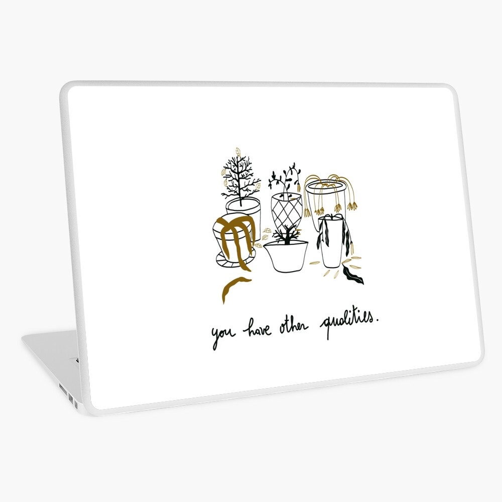 digital illustration with dead plants Laptop Skin