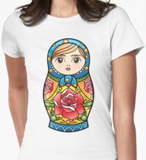 russian nesting doll Women's Fitted T-Shirt