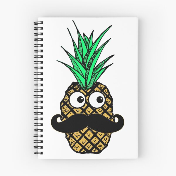 Item preview, Funny Tropical Pineapple with Googly Eyes Mustache designed and sold by Blkstrawberry.