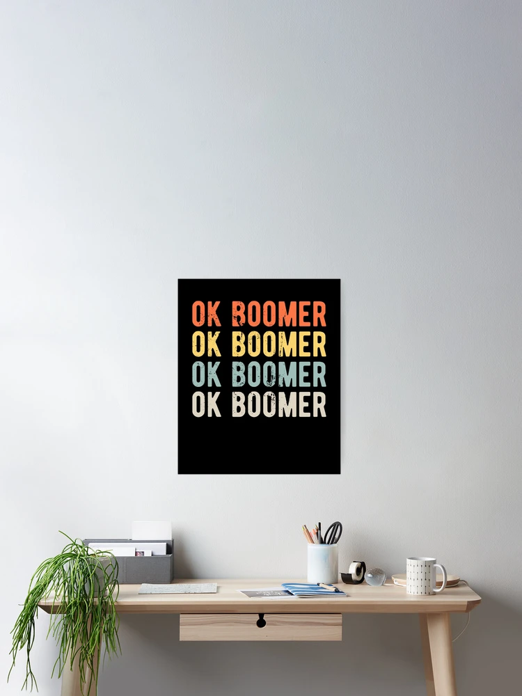 Thumbnail 2 von 3, Poster, Vintage OK Boomer designt und verkauft von Ripper19.