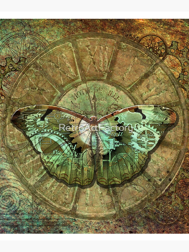 Steampunk Butterfly by RetroArtFactory