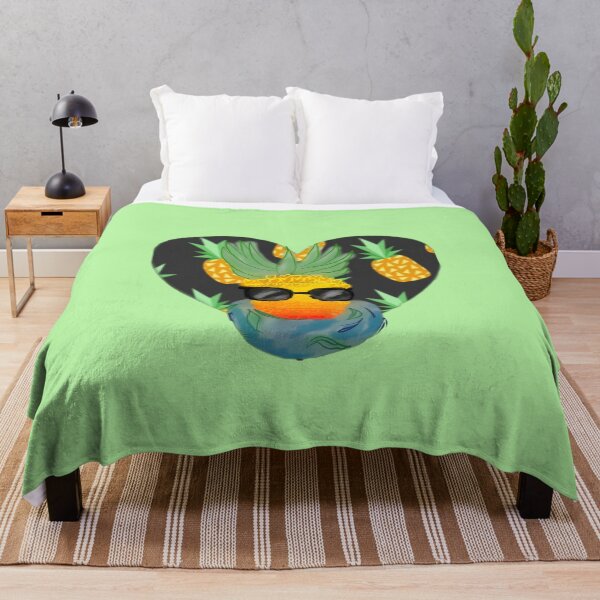 Item preview, Pineapple wearing sunglasses with a heart. designed and sold by Teal-Cookie.