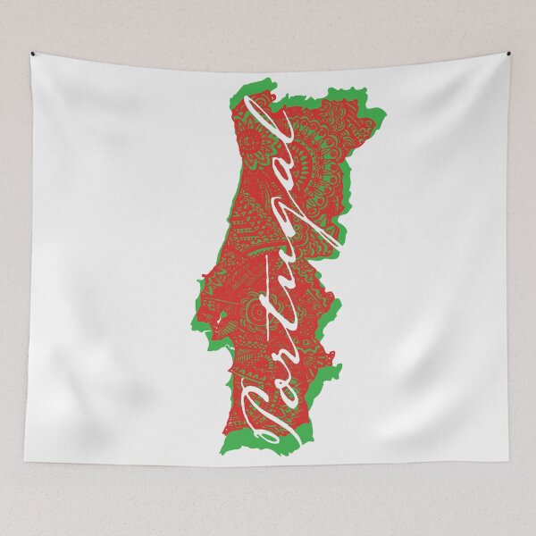 Item preview, Modern Portugal Country Shirt on Red designed and sold by letsgoto.