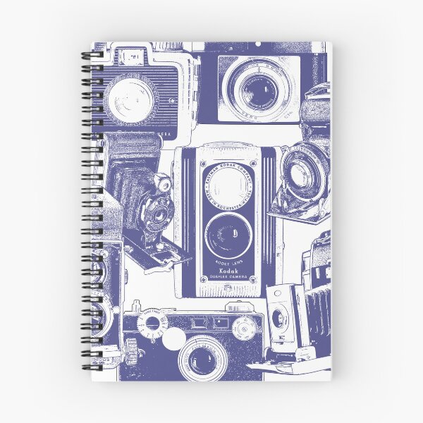 Item preview, Vintage Camera Collage in Blue designed and sold by Retro Art Factory.