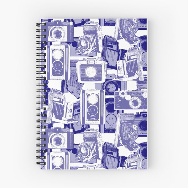 Item preview, Vintage Camera Pattern in Blue designed and sold by Retro Art Factory.