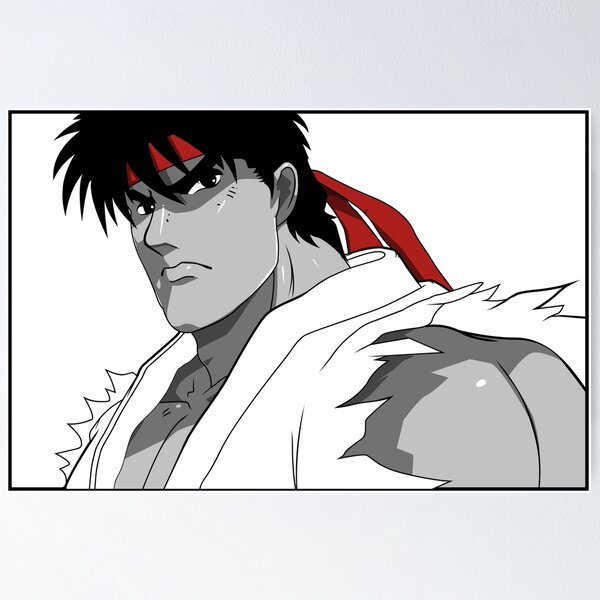 Ryu, Street Fighter Fighter Poster by feria-e