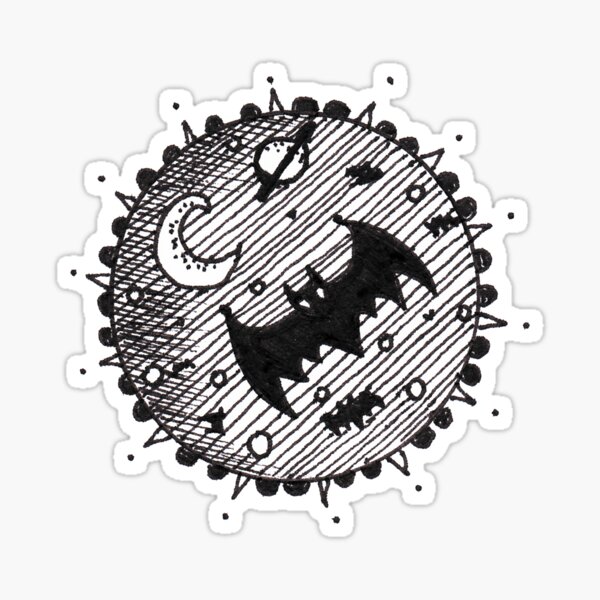 Item preview, Chauves-souris dans la nuit designed and sold by Creative Coincidence.