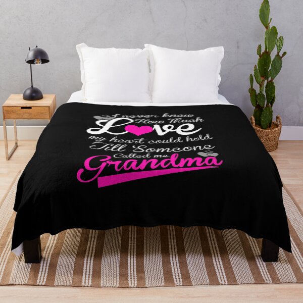 Item preview, I never knew how much love my heart could hold till someone called me grandma designed and sold by jsvshop.