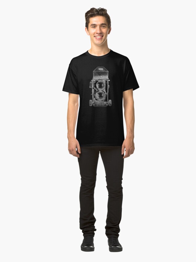Alternate view of Mamiya C220 with White Outline Classic T-Shirt