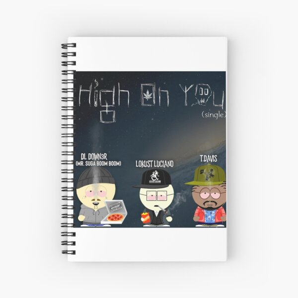 DL Down3r - High On You Spiral Notebook