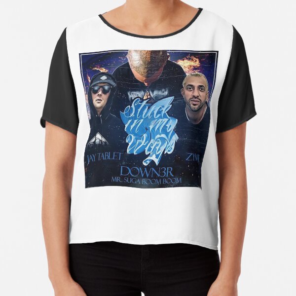 DL Down3r - Stuck In My Ways Chiffon Top