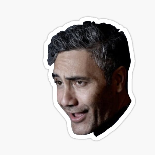 Aperçu de l'œuvre autocollant de Taika Waititi créée et vendue par lokicdinson.