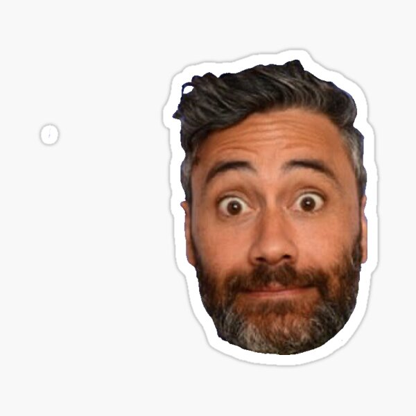 Aperçu de l'œuvre autocollant taika waititi créée et vendue par lokicdinson.