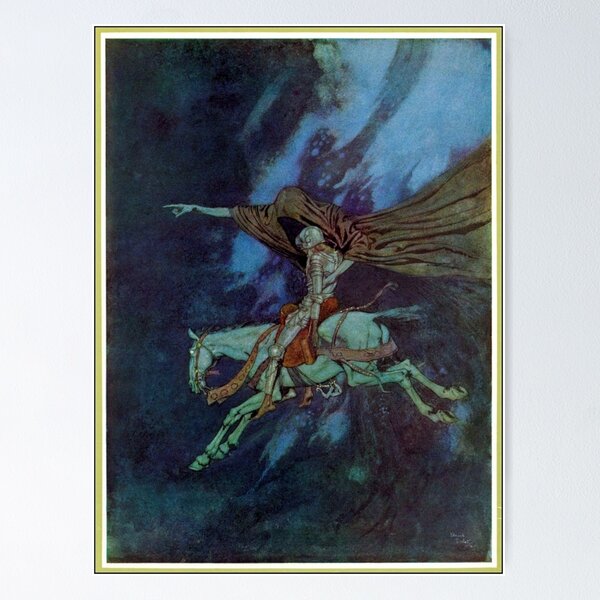 Item preview, Eldorado - Edmund Dulac for Edgar Allan Poe designed and sold by forgottenbeauty.