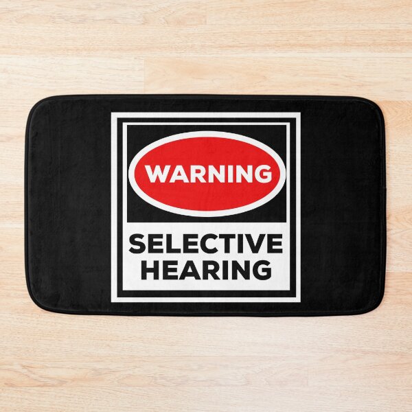Item preview, Funny Shirt Warning Selective Hearing designed and sold by OurGirlGertie.