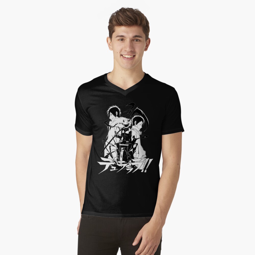 Aperçu de l'œuvre T-shirt col V créée et vendue par majotoyokai.