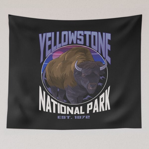 Item preview, Yellowstone National Park Wyoming Bison Buffalo  designed and sold by Nosek1ng.