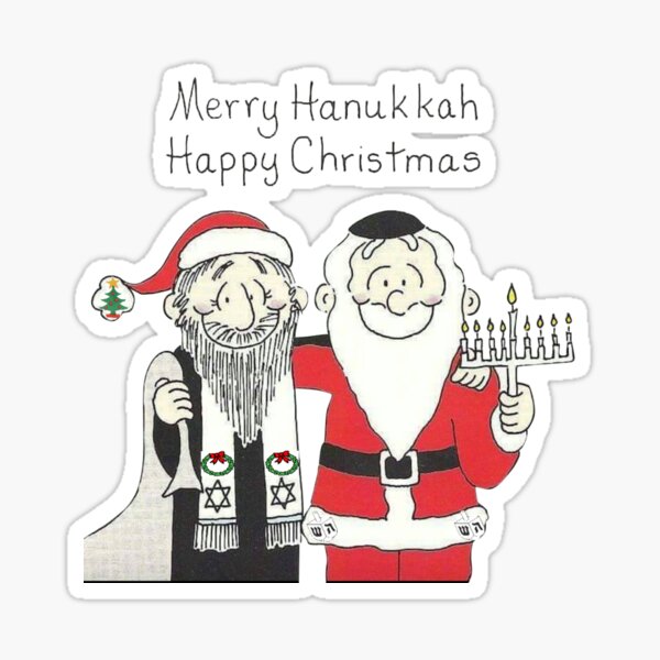 Item preview, Celebrate Both, Interfaith, Hanukkah and Christmas, Chanukkah designed and sold by DZung123.
