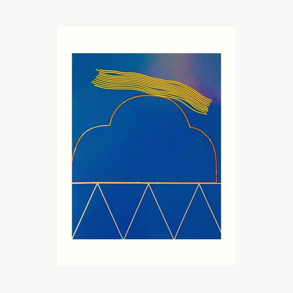 Cloud and Rays Art Print
