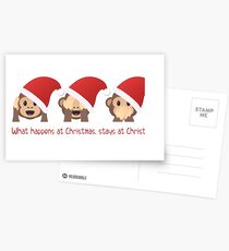 What happens at Christmas, stays at Christmas! Postcards