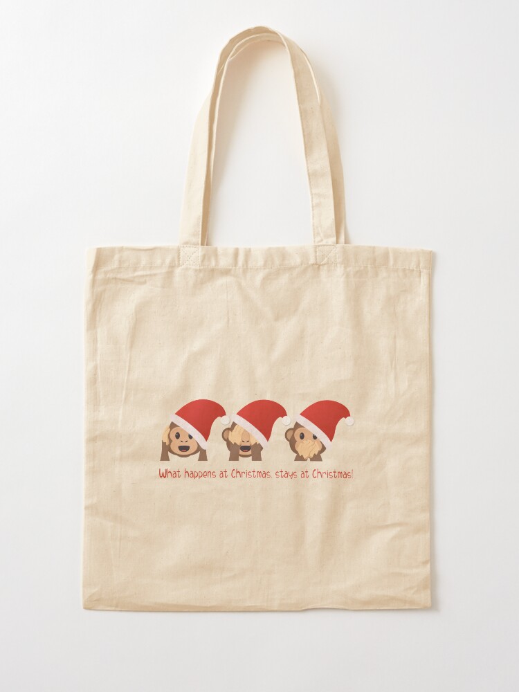 Alternate view of What happens at Christmas, stays at Christmas! Tote Bag