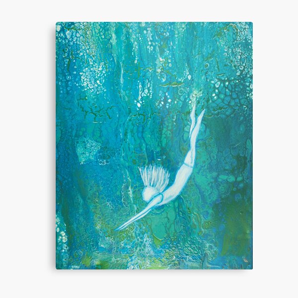 Dive Metal Print