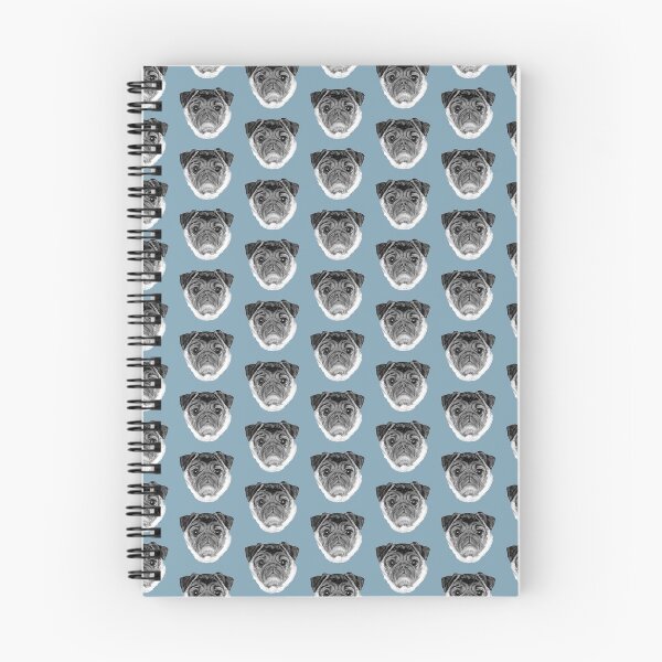 Item preview, Pug O My Heart ~ Face ~ Black and white designed and sold by Jane Oriel.