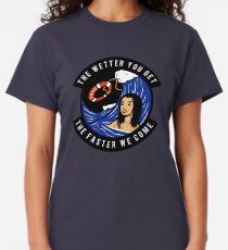 USCG - The Wetter You Get The Faster We Come Classic T-Shirt