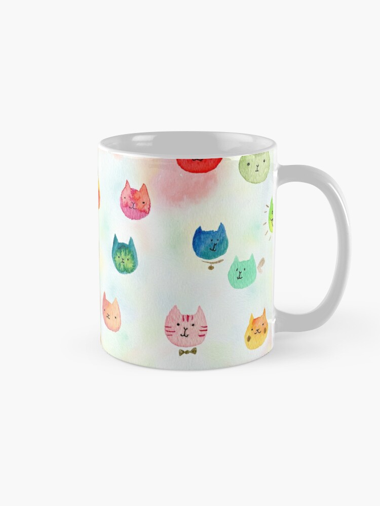 Alternate view of Cat confetti Coffee Mug