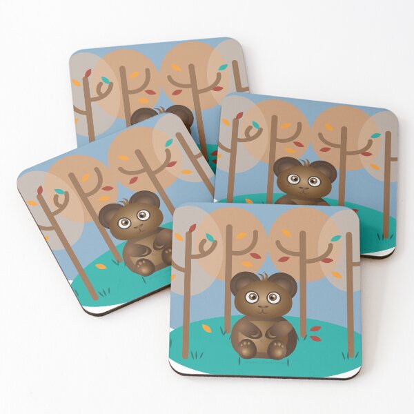 Item preview, Brown Bear Sitting in the Woods designed and sold by iCraftCafe.