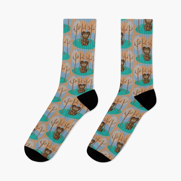 Item preview, Brown Bear Sitting in the Woods designed and sold by iCraftCafe.