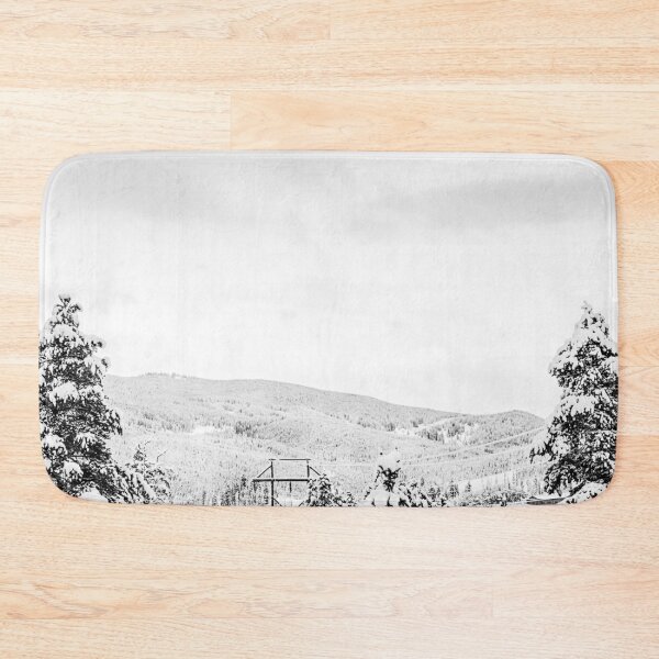 Item preview, Deep Powder Trees // Black and White Landscape in the Rockies designed and sold by catbyrdcolorado.