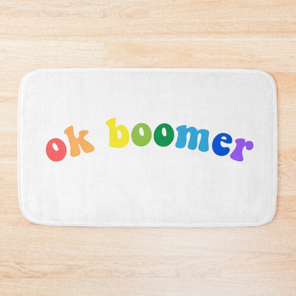 Item preview, ok boomer - rainbow aesthetic (no outline) designed and sold by cameronbaba.