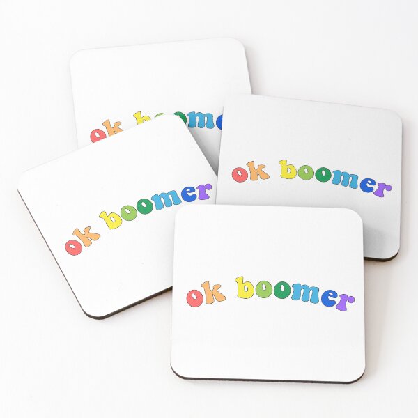 Item preview, ok boomer - rainbow aesthetic (outlined) designed and sold by cameronbaba.