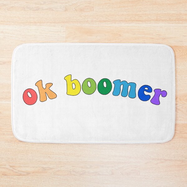 Item preview, ok boomer - rainbow aesthetic (outlined) designed and sold by cameronbaba.