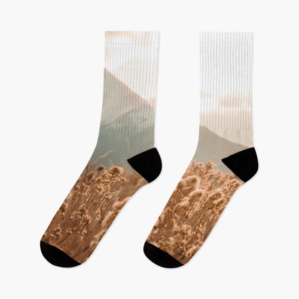 Item preview, Golden Wheat Mountain // Yellow Heads of Grain Blurry Scenic Peak designed and sold by catbyrdcolorado.