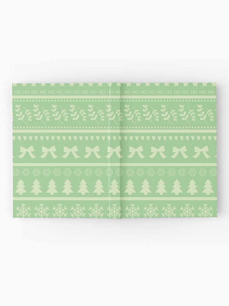 green christmas sweater pattern