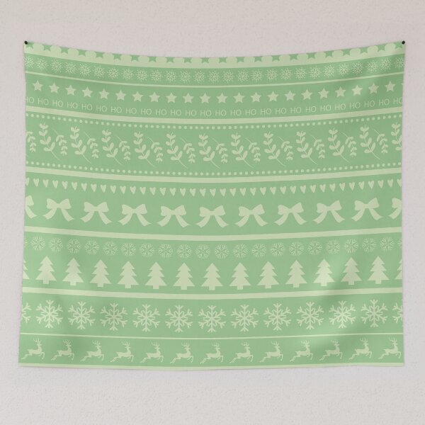 Item preview, Green Ugly Christmas Sweater Pattern - Festive Print by Design by Cheyney designed and sold by designbycheyney.