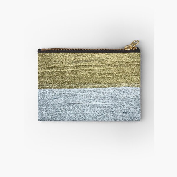 Item preview, Elegant Luxurious Faux Gold & Silver Paint Strokes designed and sold by Blkstrawberry.
