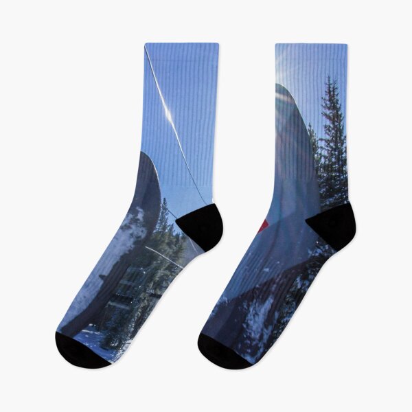 Item preview, Tips Up // Skilift Riding Blue Mountain and Sky Crisp Snowy Day designed and sold by catbyrdcolorado.