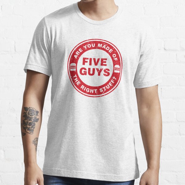 5 guys t shirts