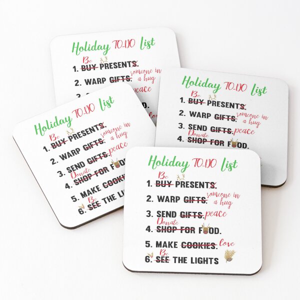 Item preview, Holiday to-do List Gift for Women Men Kids designed and sold by weewhirlwind.