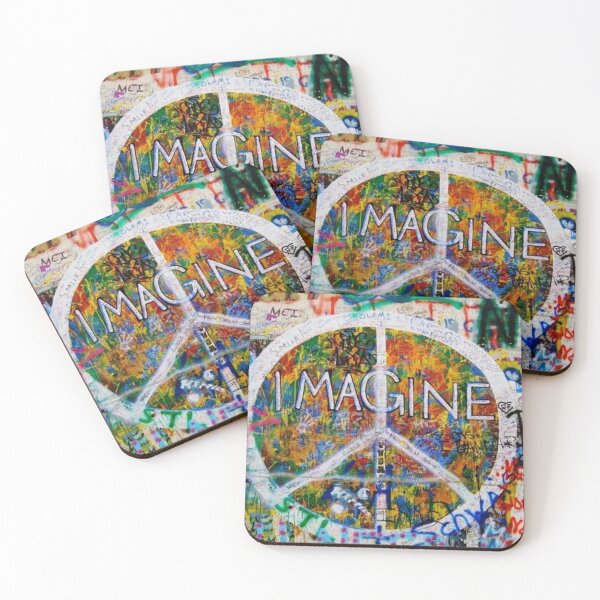 Item preview, Imagine Peace,the famous John Lennon Wall  designed and sold by Peace,Love & Art.