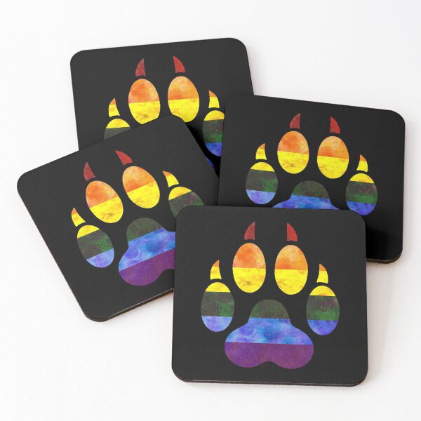 Item preview, Rainbow Paw Print designed and sold by TigerTorreArt.