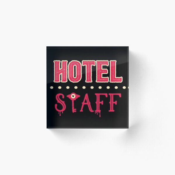 Hazbin Hotel Staff Acrylic Block