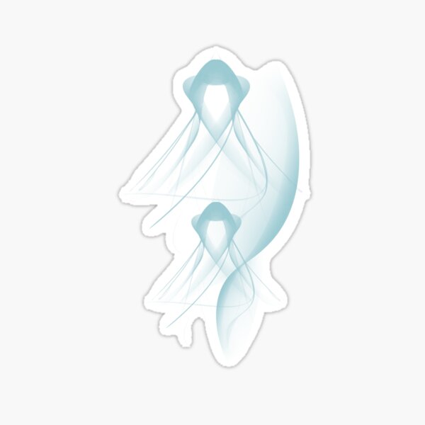 Pale Spectre Mother and Child Sticker