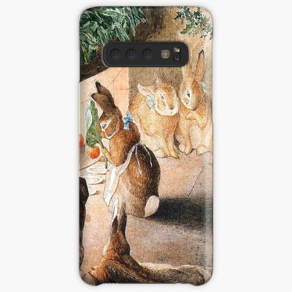 Christmas Rabbit Family Roasting Apples - Beatrix Potter Samsung Galaxy Snap Case